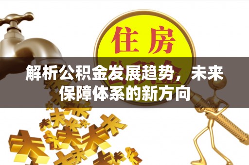 深泽解析公积金发展趋势，未来保障体系的新方向