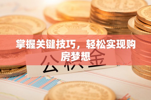 深泽掌握关键技巧，轻松实现购房梦想