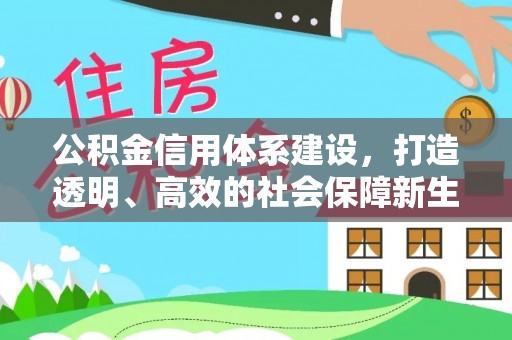 深泽公积金信用体系建设，打造透明、高效的社会保障新生态
