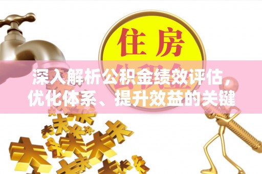 深泽深入解析公积金绩效评估，优化体系、提升效益的关键路径