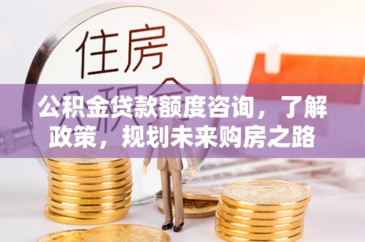 深泽公积金贷款额度咨询，了解政策，规划未来购房之路