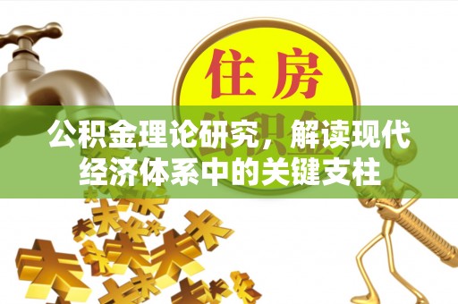 深泽公积金理论研究，解读现代经济体系中的关键支柱