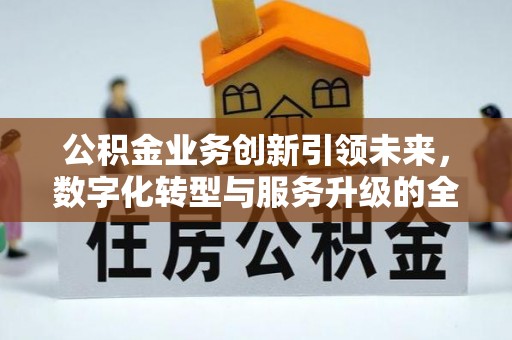 深泽公积金业务创新引领未来，数字化转型与服务升级的全新篇章