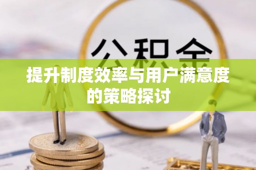 深泽提升制度效率与用户满意度的策略探讨